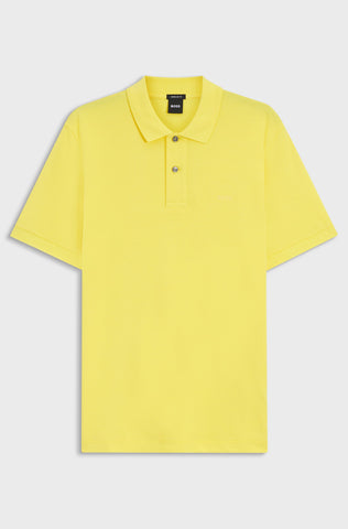 Polo BOSS Pallas Hombre Amarillo en Algodón Piqué Regular Fit (Copy)
