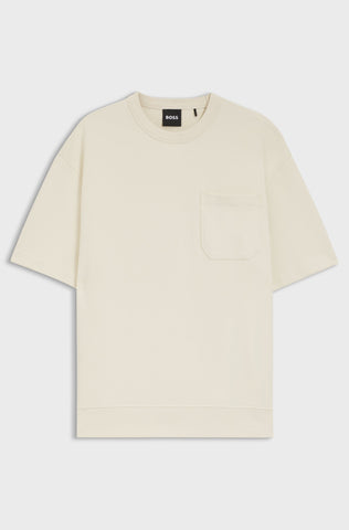 T-Shirt BOSS de algodón Relaxed Fit peached finish