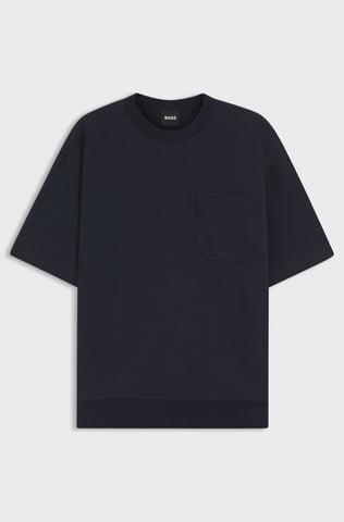 T-Shirt BOSS de algodón Relaxed Fit peached finish