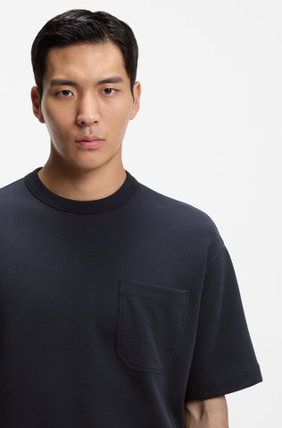 T-Shirt BOSS de algodón Relaxed Fit peached finish