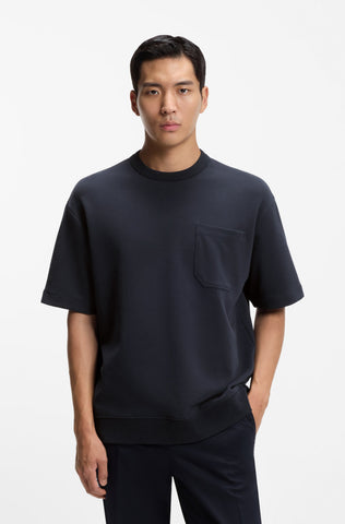 T-Shirt BOSS de algodón Relaxed Fit peached finish