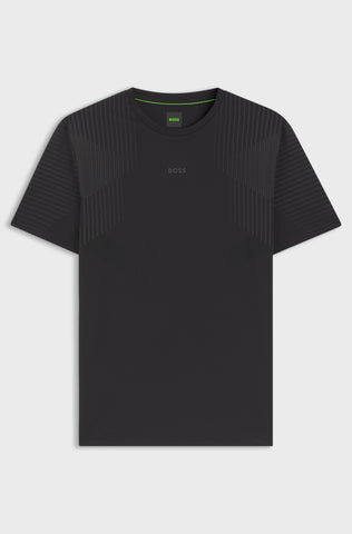 T-Shirt BOSS Active slim fit de secado rápido con detalles reflectantes