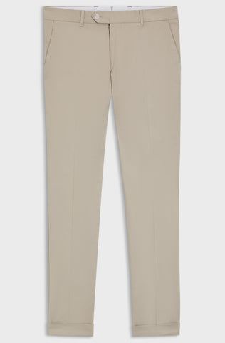 Pantalón BOSS Casual Slim Fit de algodón con Stretch.
