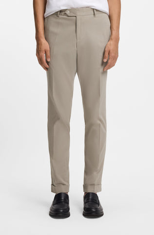 Pantalón BOSS Casual Slim Fit de algodón con Stretch.