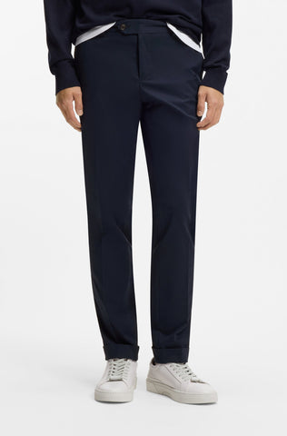 Pantalón BOSS Casual Slim Fit de algodón con Stretch