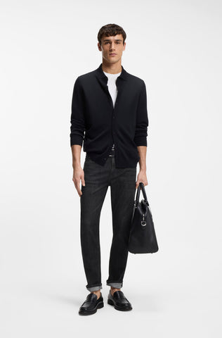 Jeans BOSS Delaware slim fit en denim resistente a las arrugas gris