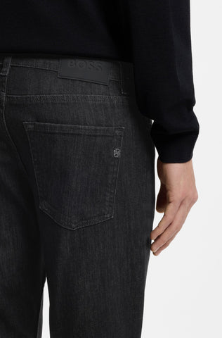 Jeans BOSS Delaware slim fit en denim resistente a las arrugas gris