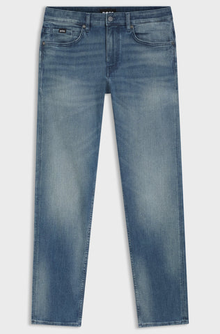 Jeans BOSS Delaware Hombre Azul Denim Slim Fit en Denim Ligero Stretch