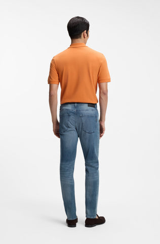 Jeans BOSS Delaware Hombre Azul Denim Slim Fit en Denim Ligero Stretch