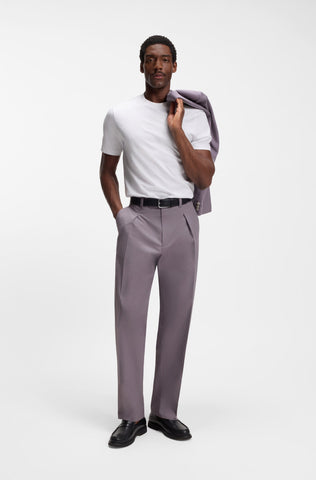 T Shirt BOSS Regular Fit con Diseño Tonal Jacquard para Hombre