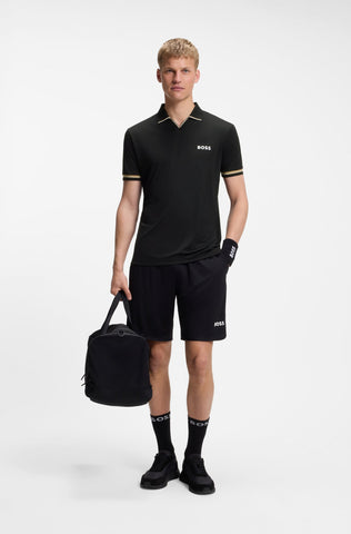 Polo BOSS PL_TOC Serve 2 Slim Fit - Negro