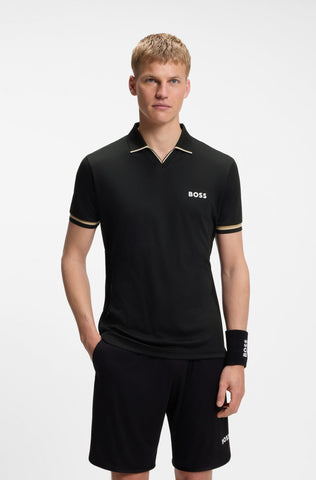 Polo BOSS PL_TOC Serve 2 Slim Fit - Negro
