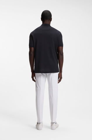 Polo BOSS PL_Terrace Zip Regular Fit - Negro