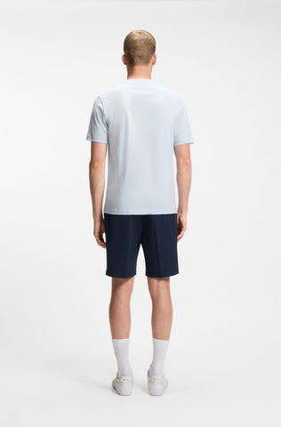 Camiseta BOSS Green TS_Terrace Logo Regular Fit - Azul