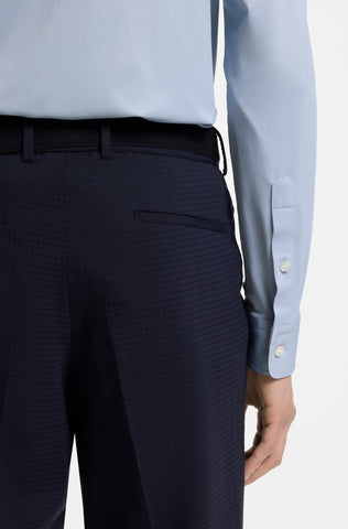 Camisa BOSS Slim Fit Performance Stretch- Azul claro