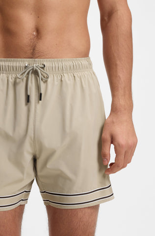 Traje de Baño BOSS Resort Tape con Cintura Ajustable - Beige