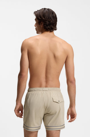 Traje de Baño BOSS Resort Tape con Cintura Ajustable - Beige