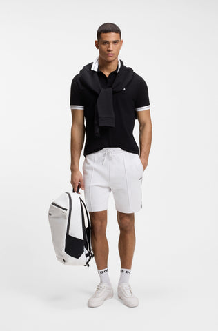 Pantalon corto BOSS JT_Join Headlo Regular Fit - Blanco