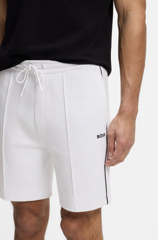 Pantalon corto BOSS JT_Join Headlo Regular Fit - Blanco