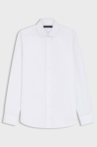 Camisa de Vestir BOSS x BECKHAM de Algodón Stretch Slim Fit - Blanco