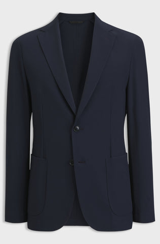 Chaqueta de Vestir BOSS con Solapa Clásica – Azul Oscuro