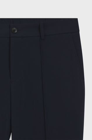 Pantalón de Vestir BOSS de Corte Recto – Azul Oscuro