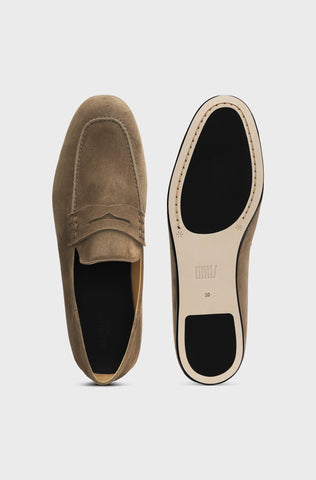 Mocasines BOSS BY BECKHAM penny in suede