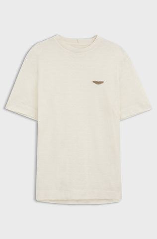 T-shirt BOSS x Aston Martin C-Thompson 180 de Algodón Jacquard – Blanco