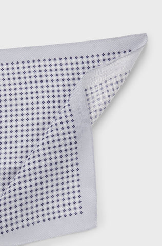 Pañuelo de bolsillo BOSS BY BECKHAM de lino y algodón