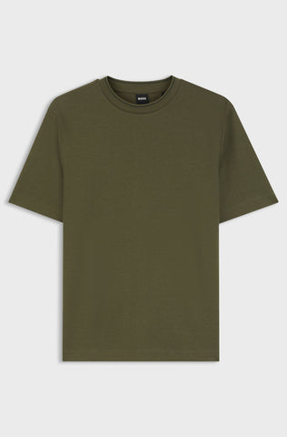 T-shirt BOSS P-Tigerman 120 Regular Fit – Verde Oliva