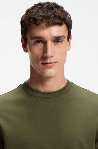 T-shirt BOSS P-Tigerman 120 Regular Fit – Verde Oliva