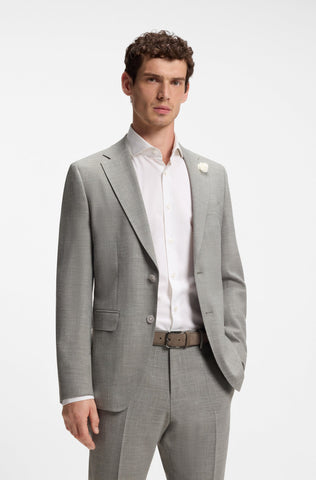 Correa BOSS ONE Madison-B1 de Gamuza – Beige