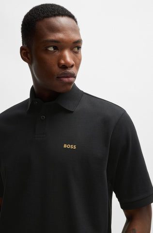 Polo Shirt Boss Relaxed Fit Con Ilustracción Estampada