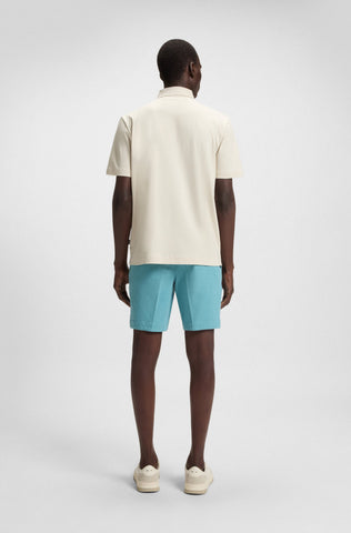 Polo BOSS de algodón mercerizado con monograma doble Regular Fit