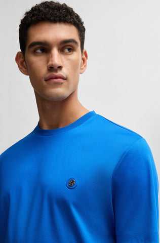 Suéter BOSS Regular Fit Algodón Mercerizado Con Monograma Doble B