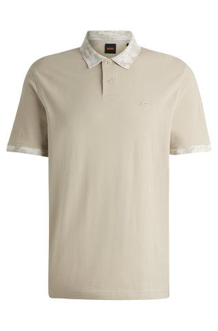 Polo Shirt Boss Regular Fit De Algodón En Piqué Con Estampado De Camuflaje