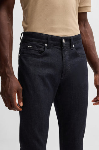 Jeans Boss Delaware de Slim fit en denim elástico color índigo