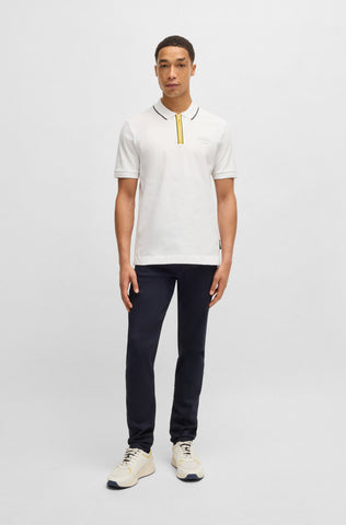 Polo Porsche x BOSS de algodón elástico Regular fit