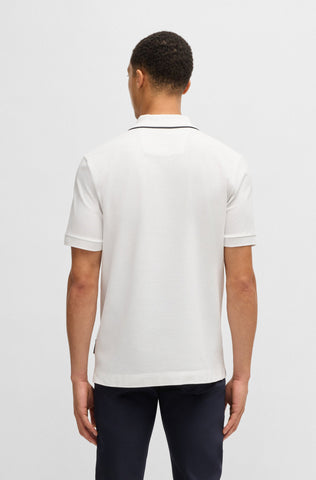 Polo Porsche x BOSS de algodón elástico Regular fit