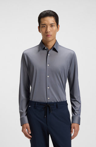 Camisa BOSS Performance Slim Fit en Tejido elástico