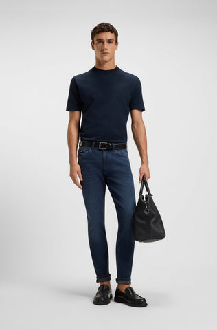 T-Shirt BOSS Regular fit de algodón Mercerizado Micro Pattern