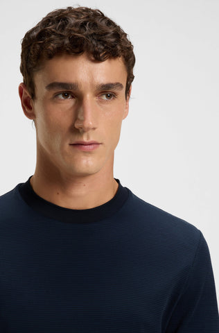 T-Shirt BOSS Regular fit de algodón Mercerizado Micro Pattern