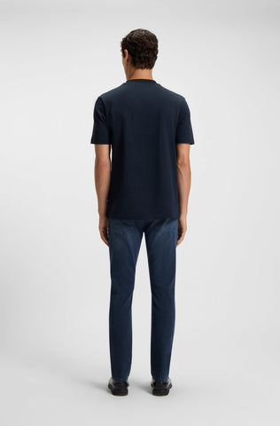 T-Shirt BOSS Regular fit de algodón Mercerizado Micro Pattern