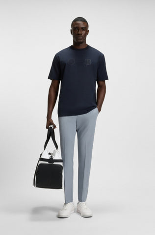 Pantalón BOSS Golf slim fit con stretch y repelente al agua