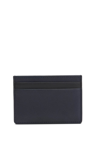 Tarjetero Boss texturizado con detalles de herrajes