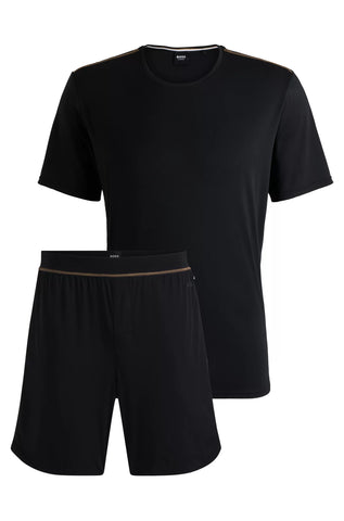 Set Pyjama BOSS Sueter + Pantalón con Stretch con costura overlock