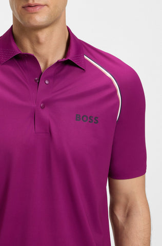 Polo BOSS Slim fit Active slim Dry fit odour control