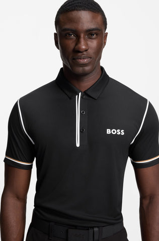 Polo BOSS Active Paddy golf Regular fit ripstop fabric
