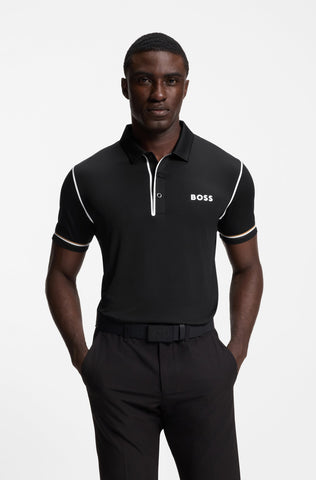 Polo BOSS Active Paddy golf Regular fit ripstop fabric
