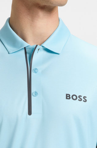 Polo BOSS Active Paddy golf Regular fit ripstop fabric